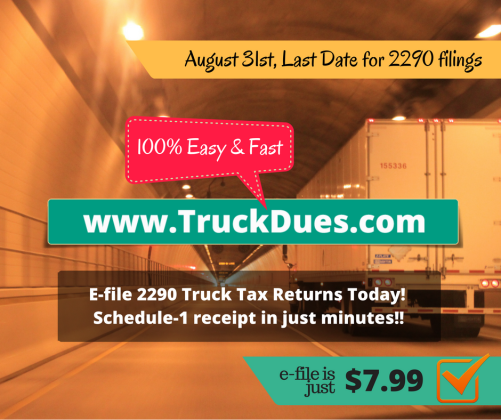 E-file 2290 Truck Tax